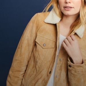 Levi Dijon Seude Sherpa Trucker Jacket xs